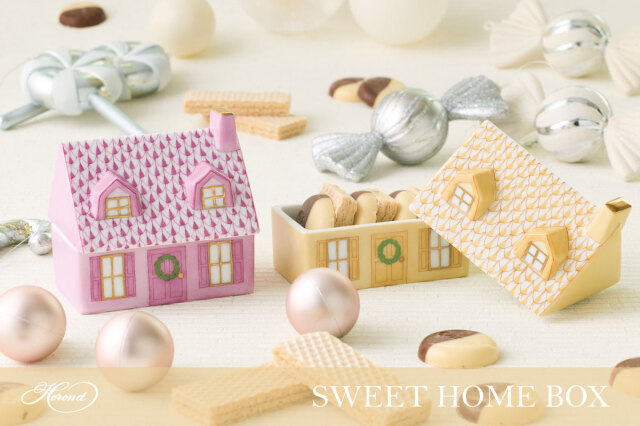 ミルフルール] ラウンドボックス リボン