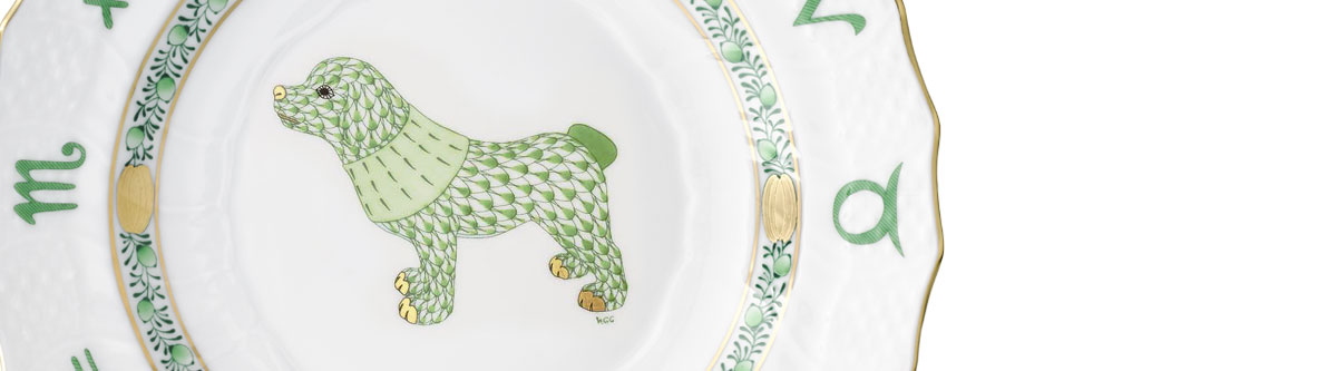 ヴィクトリア・プレーン] 干支小筺・いぬ