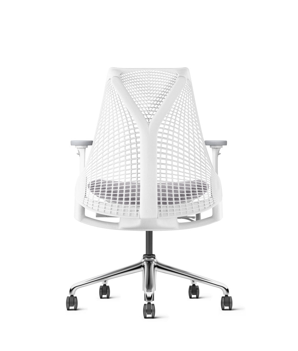 セイルチェア - ホワイトフレーム/ポリッシュドベース | ハーマン