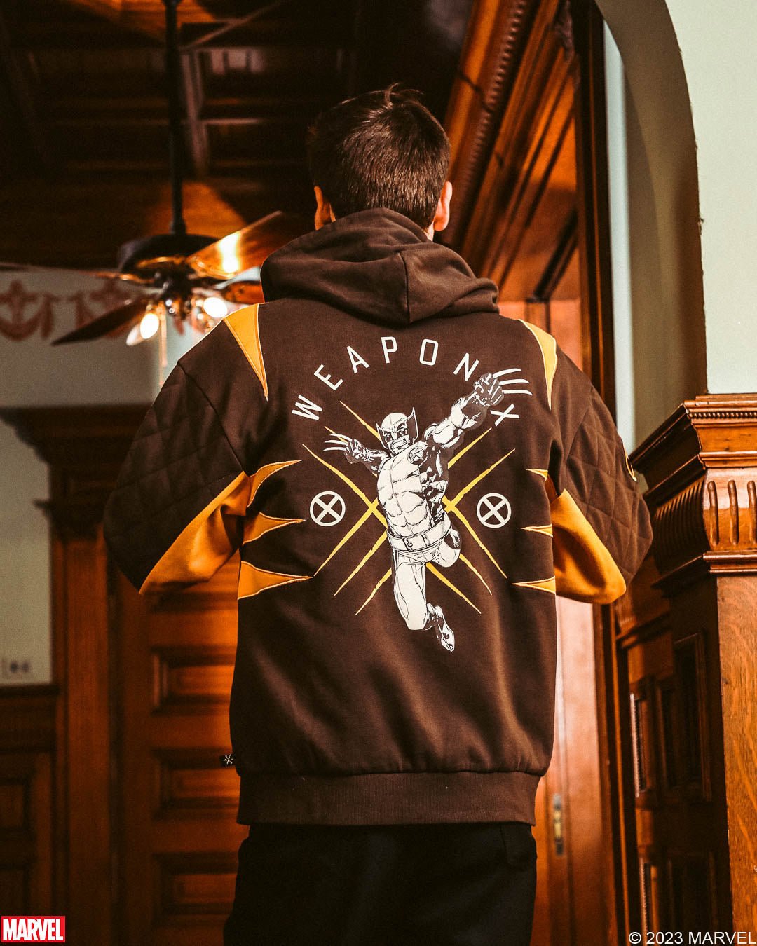 Marvel Wolverine Full Zip Hoodie | Official Apparel & Accessories