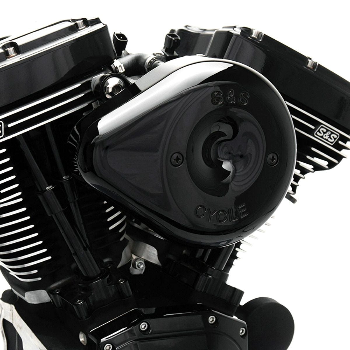 S&S ステルスエアクリーナー ティアドロップタイプ ブラック スポーツ