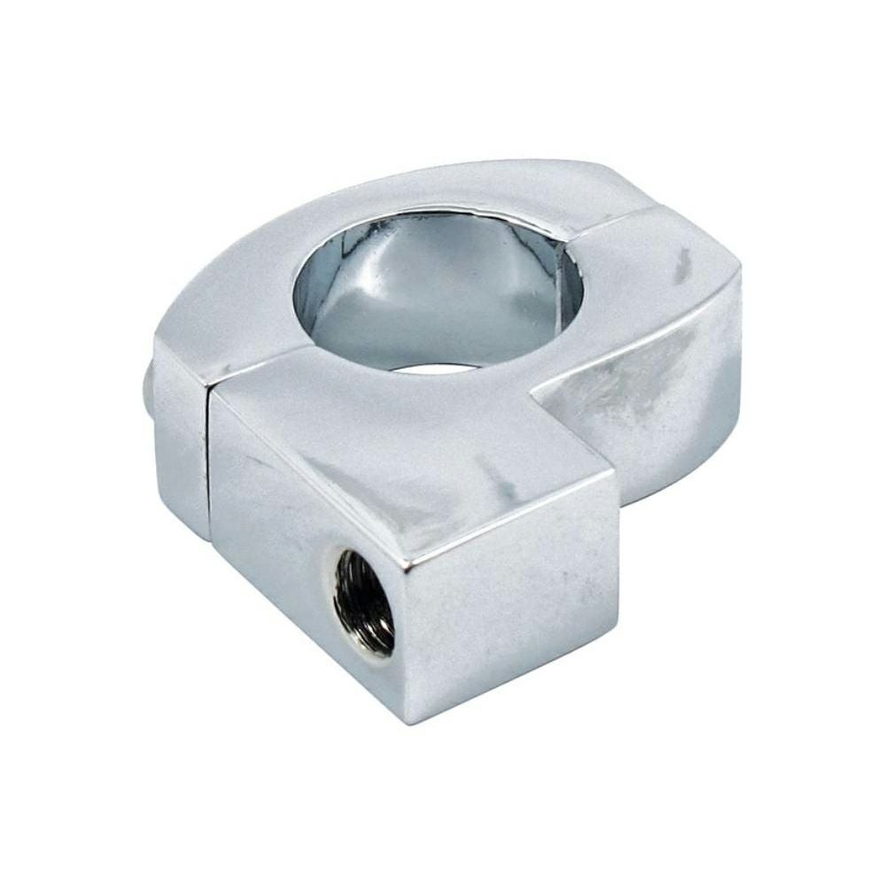 MCS 1インチハンドル用 メトリックミラークランプ(M10x1.25) クローム