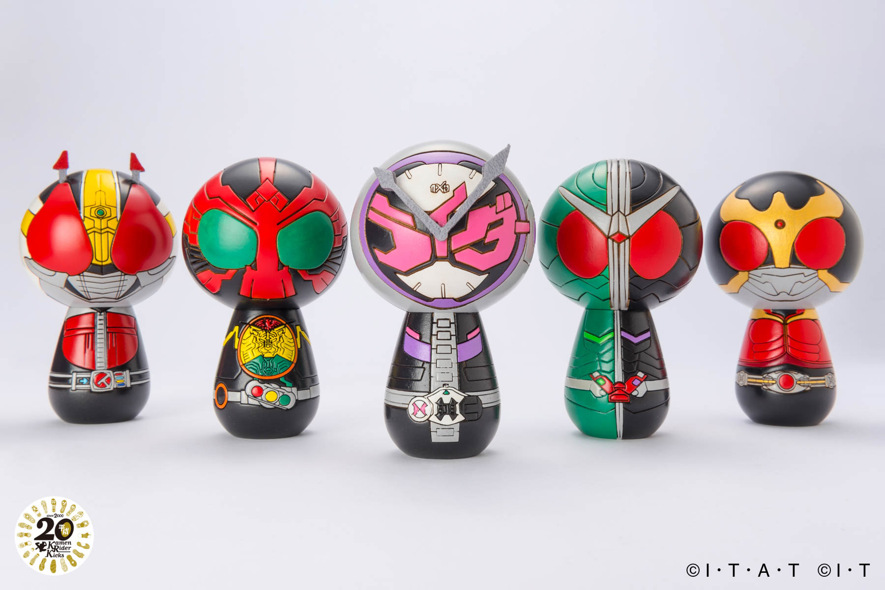 平成仮面ライダー20作品記念 群馬県の伝統工芸「創作こけし」＆ 限定