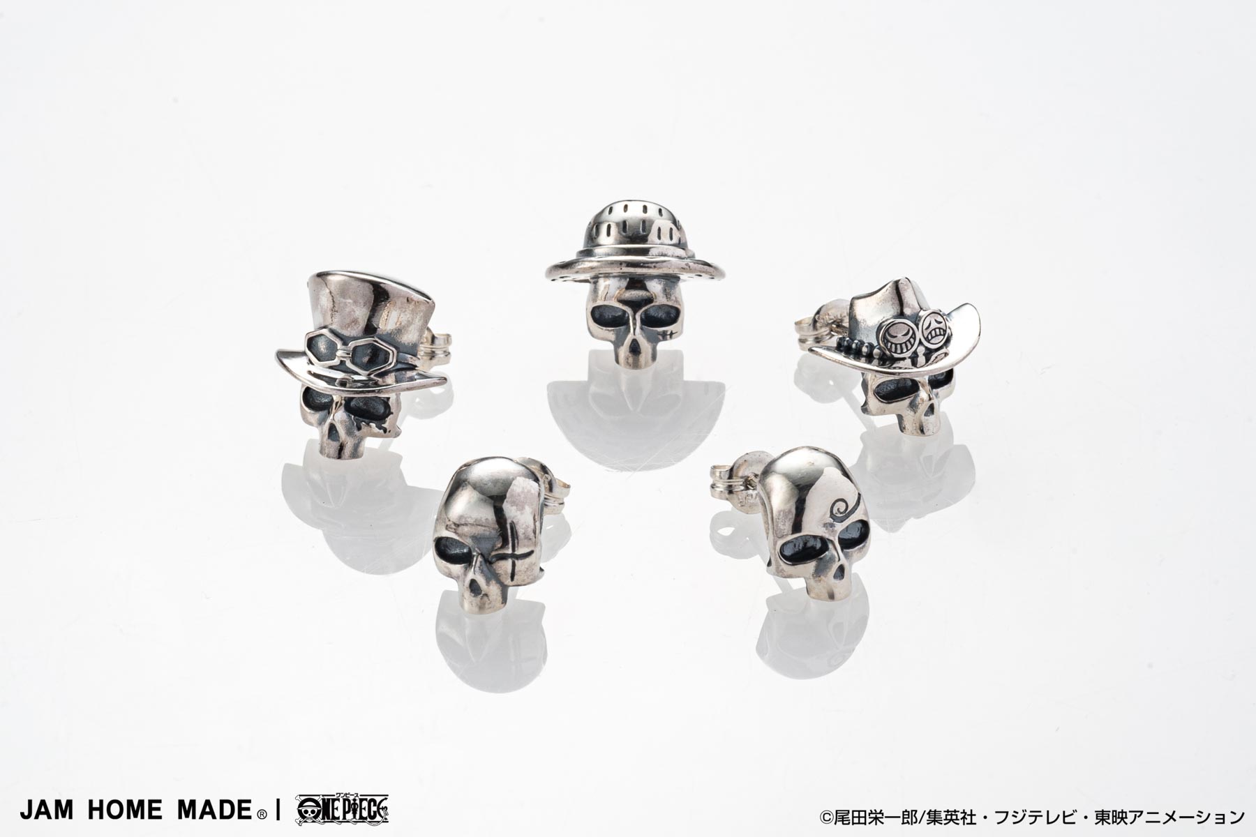 アクセサリーブランド JAM HOME MADE より 海賊旗のドクロをモチーフに