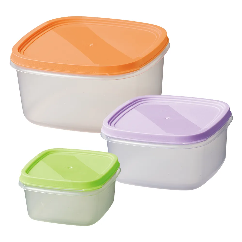 便利な保存容器3個組【販促花子ノベルティ】