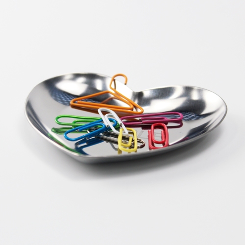 ステンレススナックトレー ハート【販促花子ノベルティ】