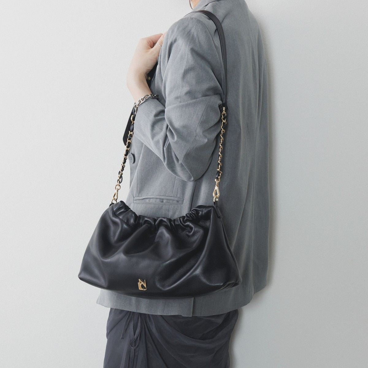 SALE】ギャザーショルダーバッグ/554181