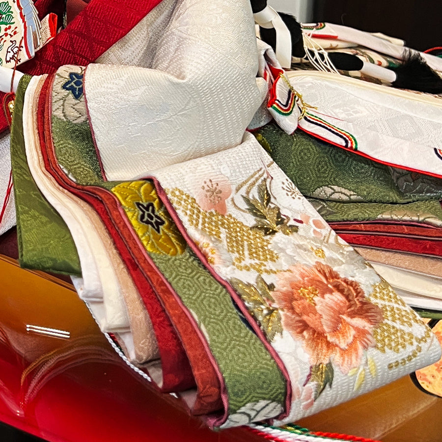 kairorisuA684☆逸品‼️豪華刺繍‼️ひな祭り‼️正絹2m9cm