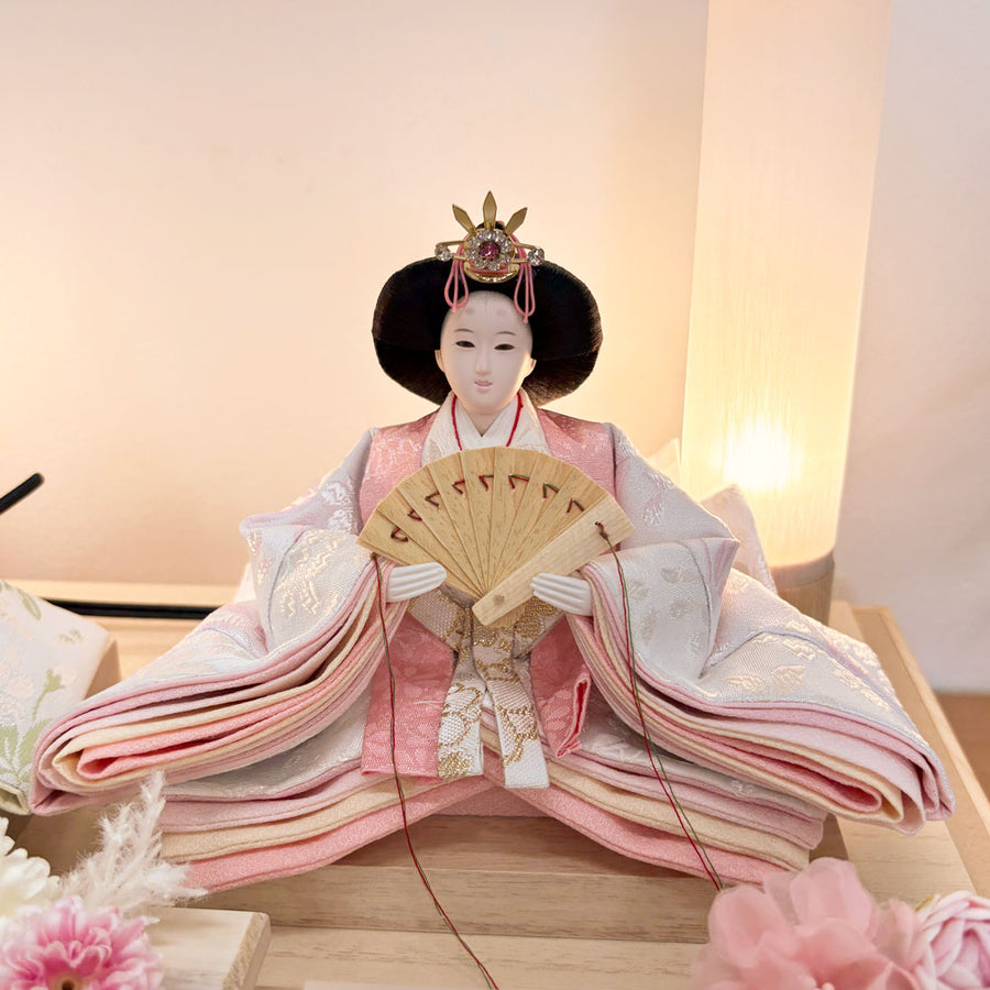 アクリルケース飾り｜かざはな雛｜固定式雛人形 ｜お買い求めやすい雛