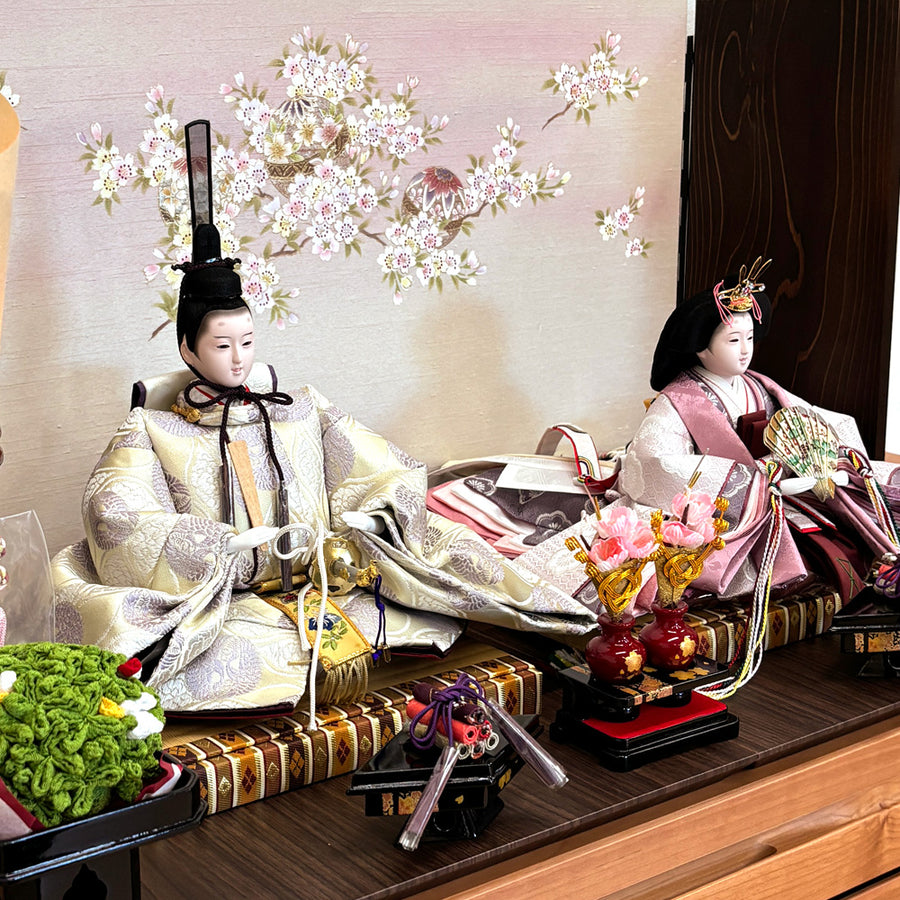 A lovely and elegant, top-quality, authentic Hina doll, the