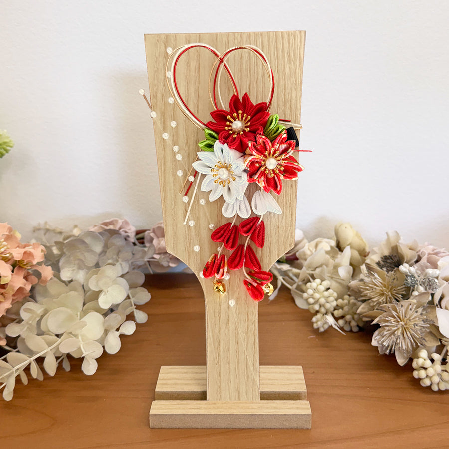 1万円以下 お宮参り 初正月 七五三まで使える羽子板飾り｜花飾り