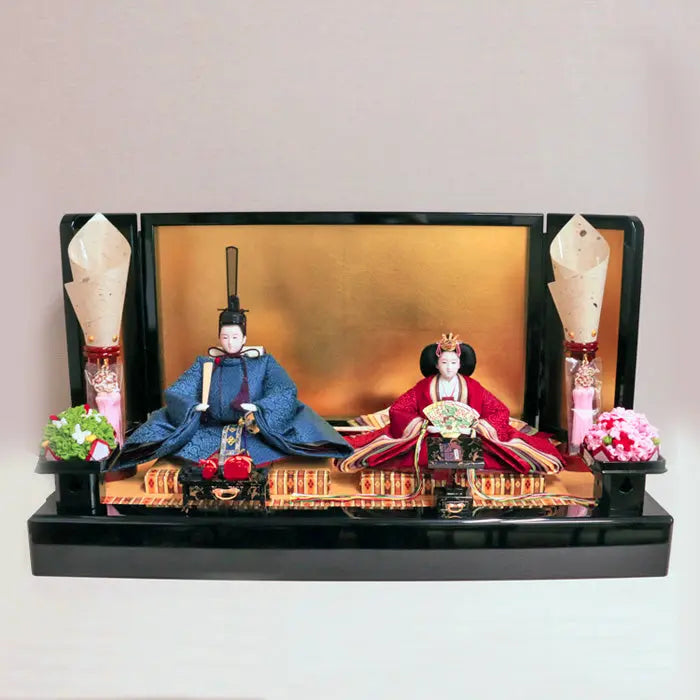 見た角度で色が変わる雅びた雛人形【一葉雛】高評判なひな祭りのお雛様