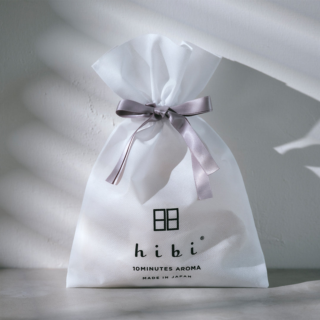 5種の香り ギフトボックス（袋選択/メッセージカード付）｜hibi