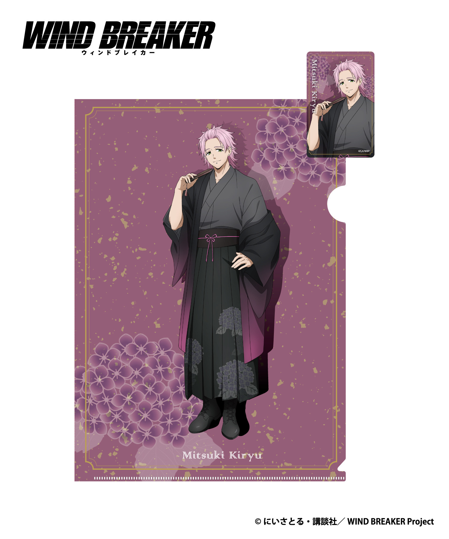 TVアニメ『WIND BREAKER』クリアファイル&カードセット_桐生三輝
