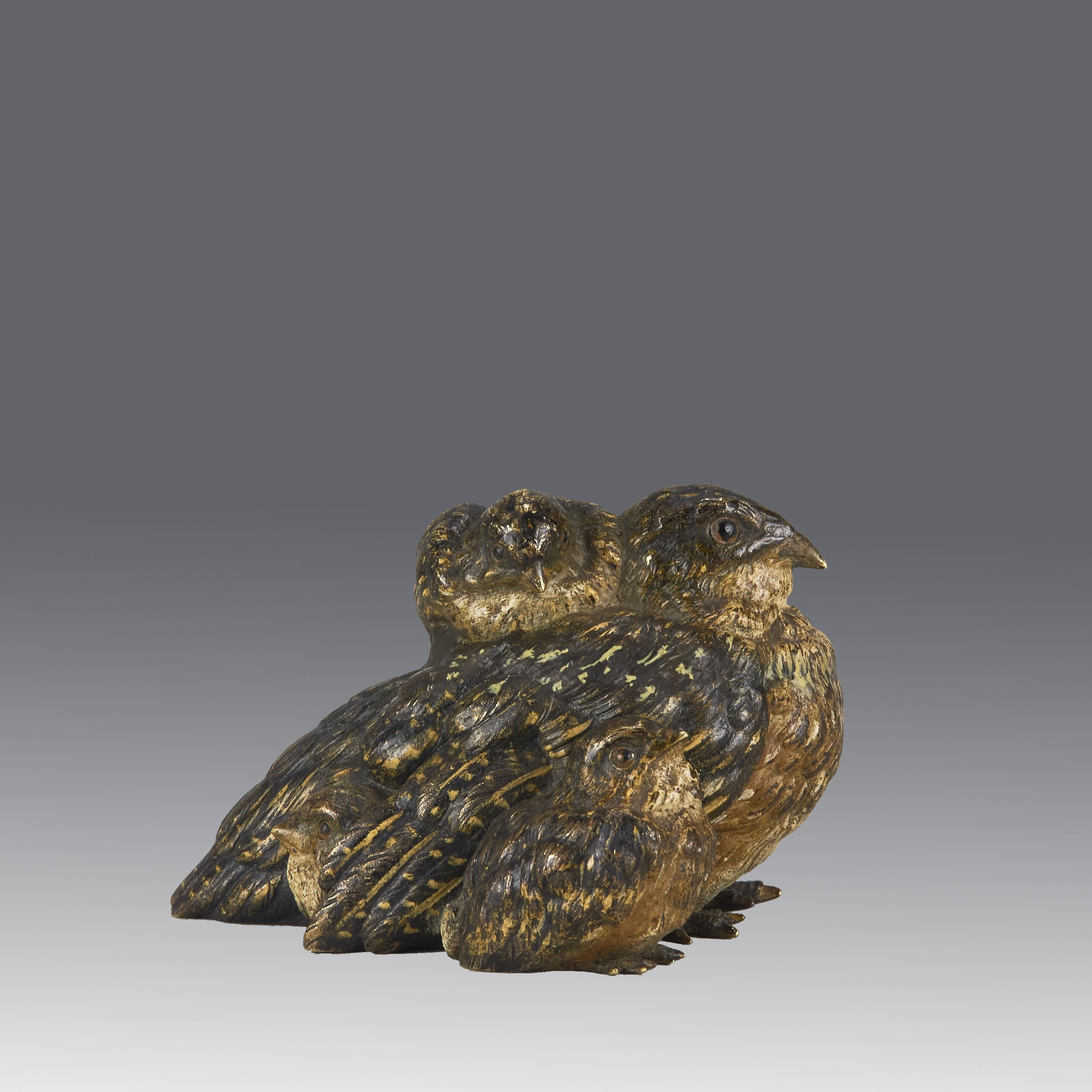 Bird Family - Bergman Bronze - Hickmet Fine Arts