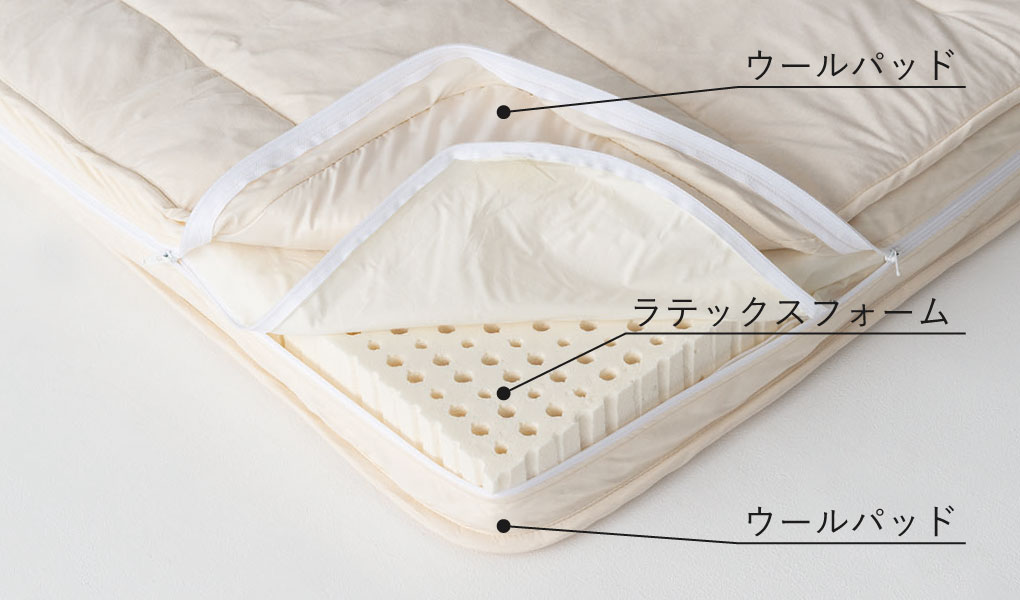 月光 ラテックスマットレス | 飛騨産業株式会社【公式】 | 飛騨の家具