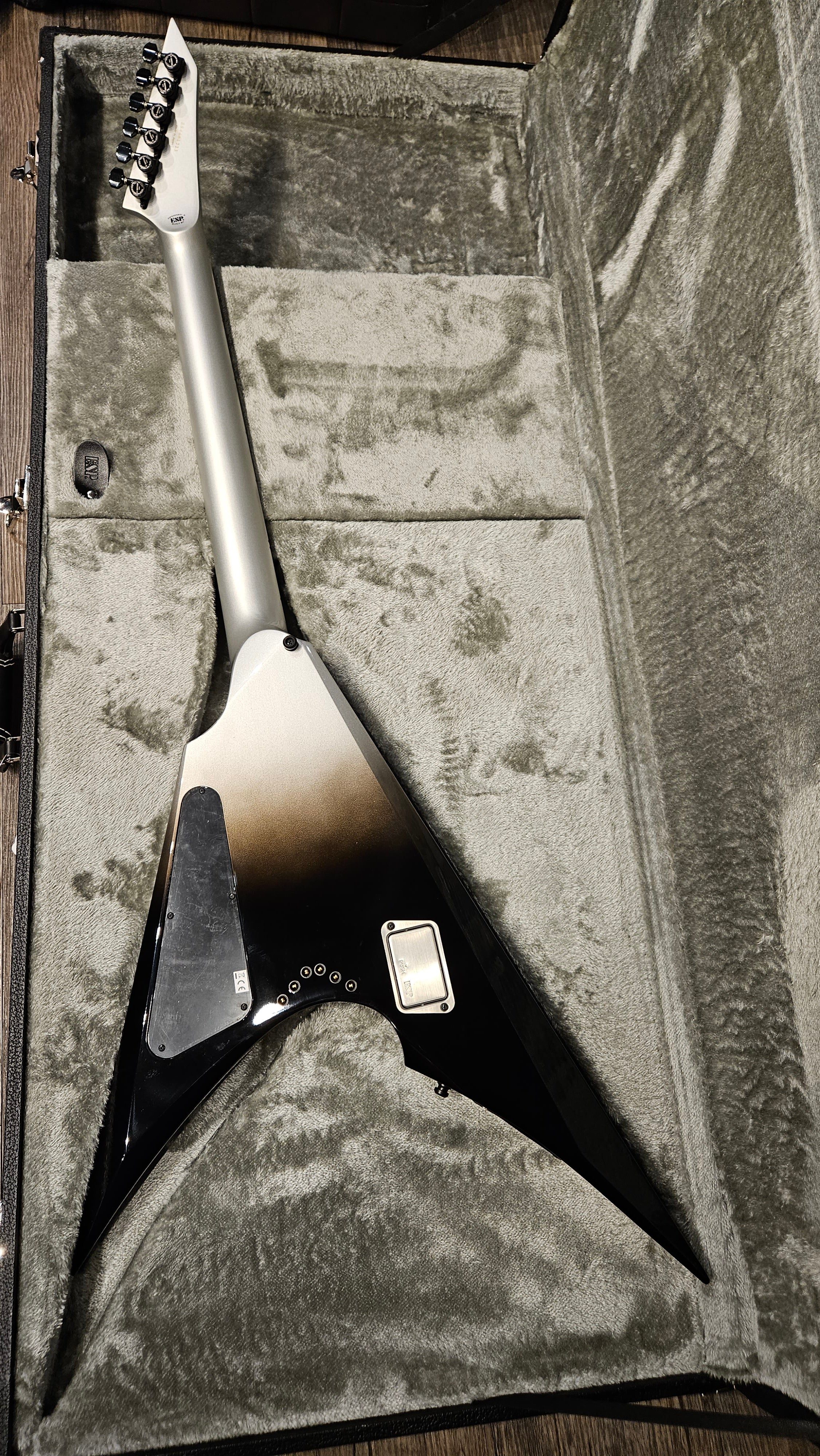 ESP E-II ARROW FR Black silver fade ES4461223