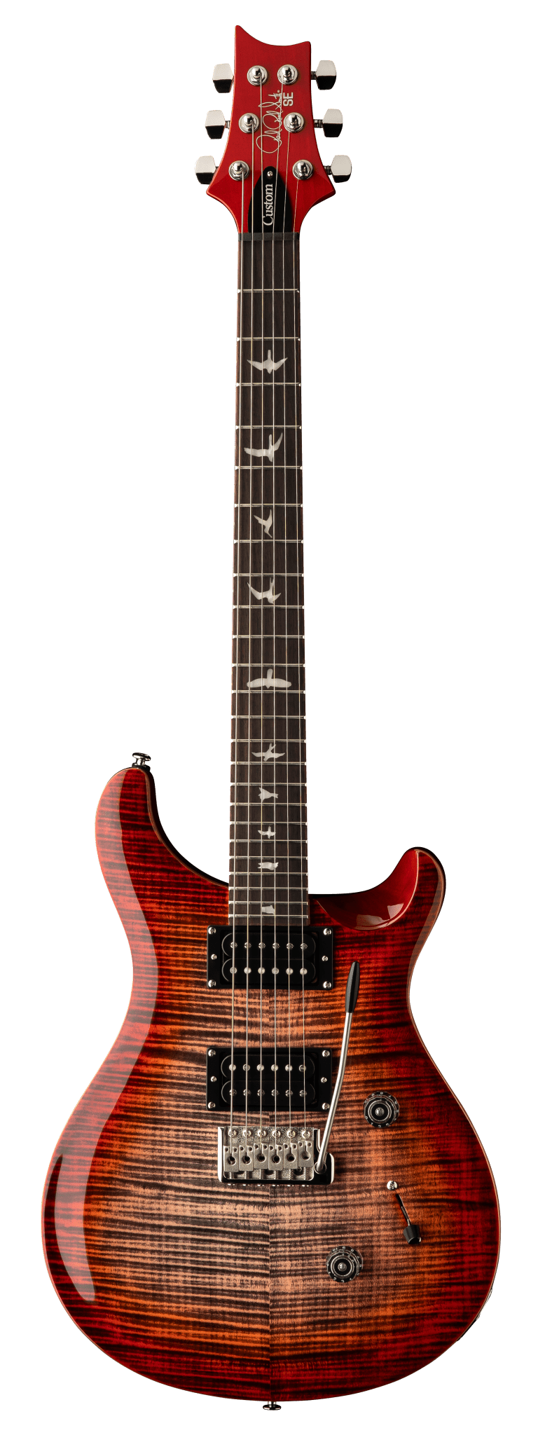 PRS SE Custom 24 Charcoal Cherry