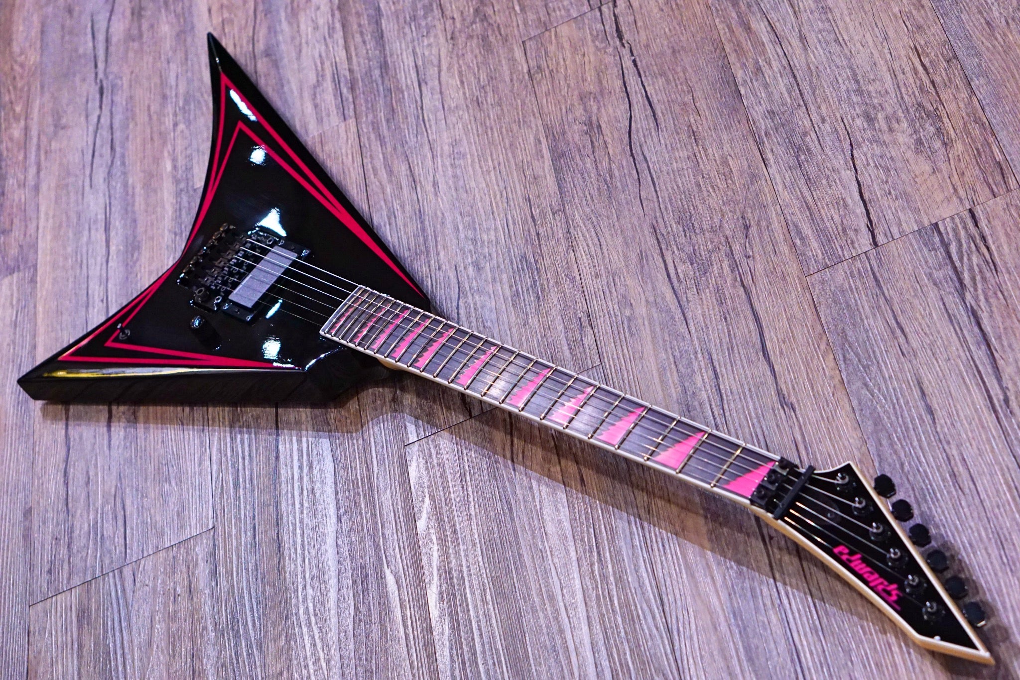RESERVED ESP Edwards Alexi E-AL-166 PINK SAWTOOTH