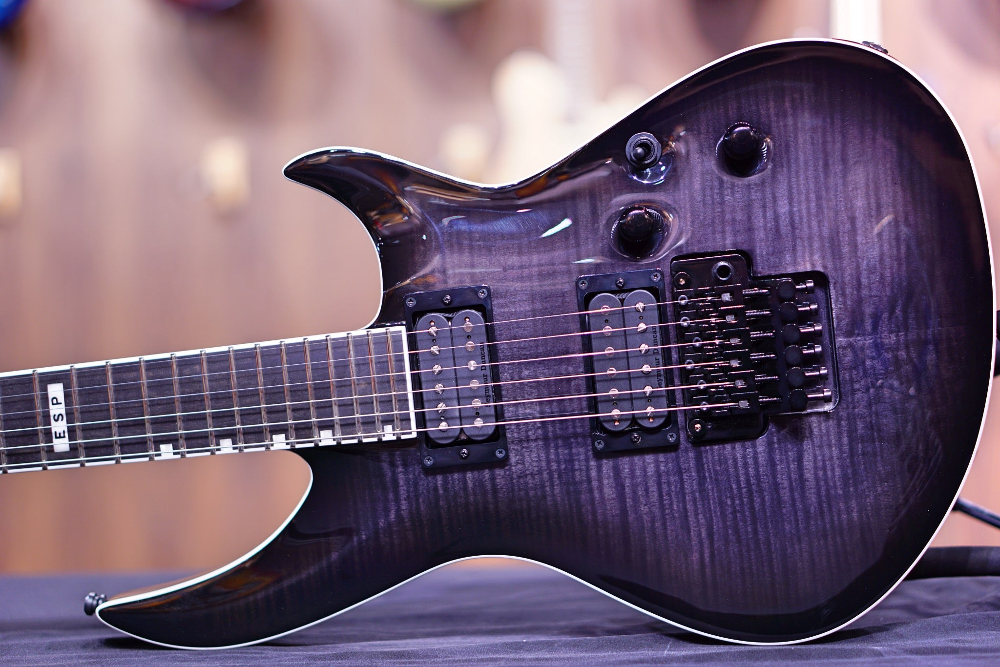ESP E-II HORIZON-III FR SEE THRU BLACK SUNBURST ES0730213