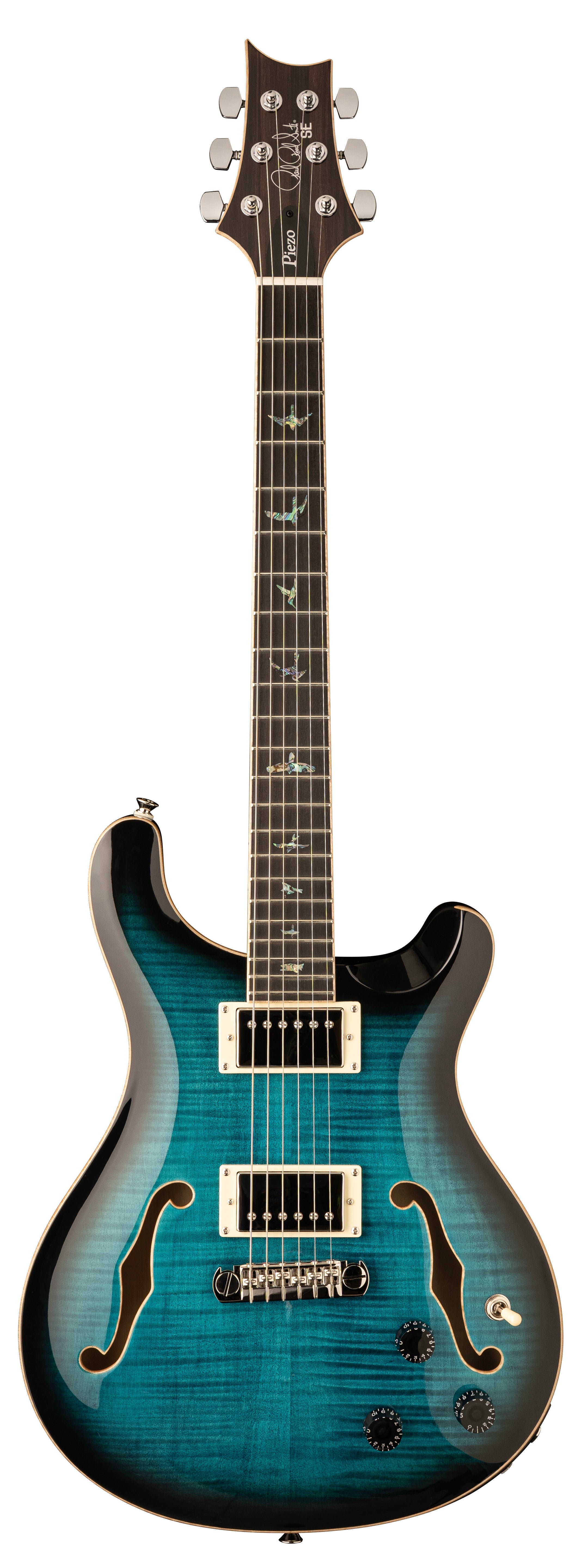 PRS SE Hollowbody II Piezo - Peacock Blue