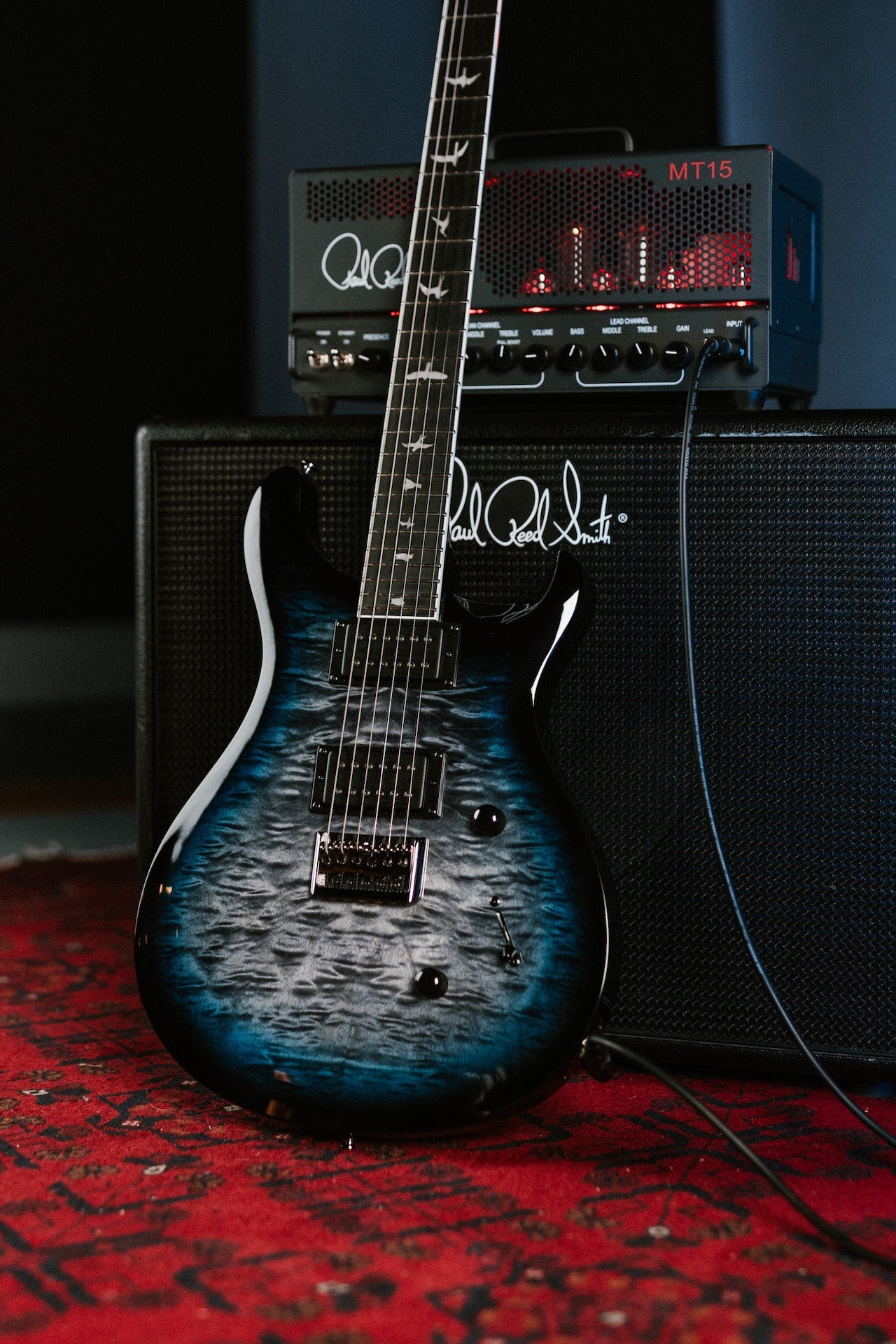 PRS SE Mark Holcomb - Holcomb Blue Burst 6 String