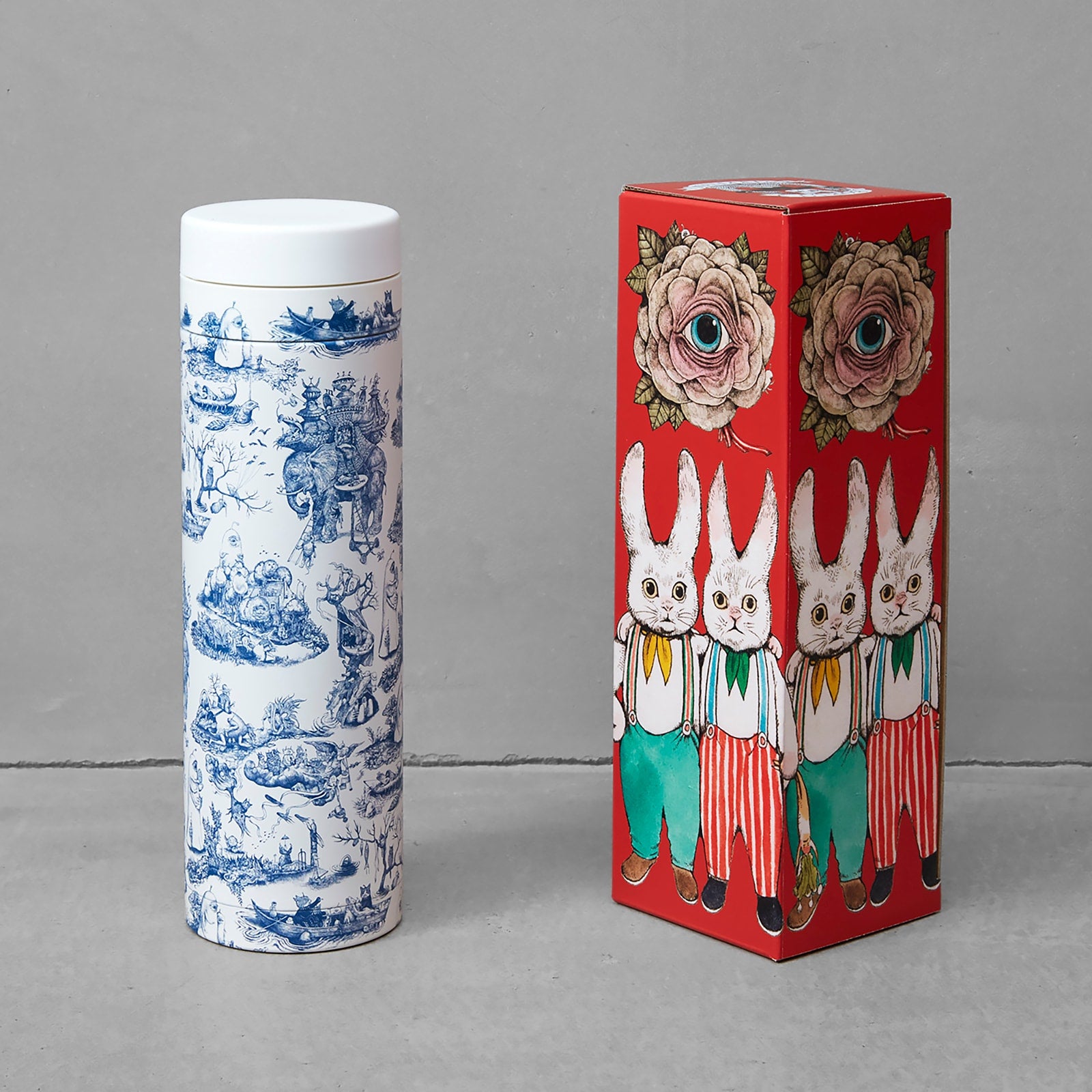 ヒグチユウコ スリムサーモステンレスボトル】夜のおさんぽ 500ml