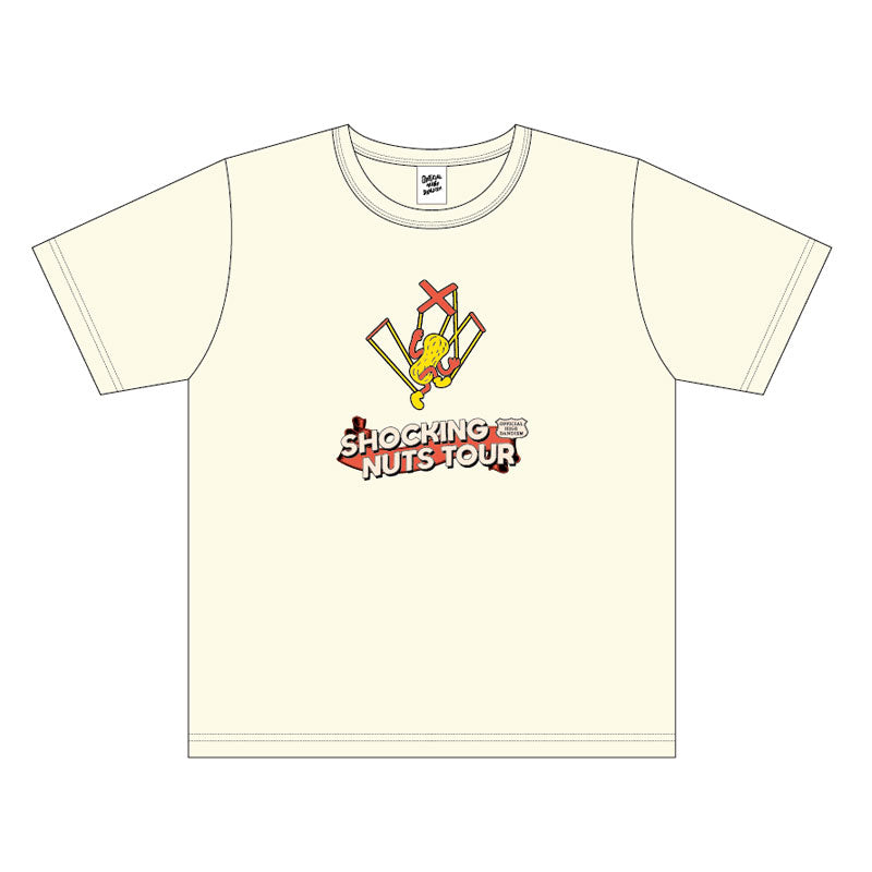 SHOCKING NUTS TOUR Tシャツ クリームホワイト（SHOCKING NUTS TOUR