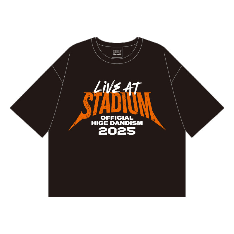STADIUM Tシャツ ブラック – Official髭男dism ONLINE STORE