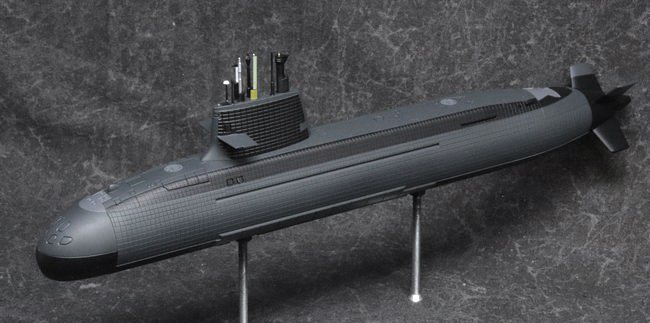 1/350潜水艦「SS-513 たいげい」 その3（塗装＆マーキング） – 艦船
