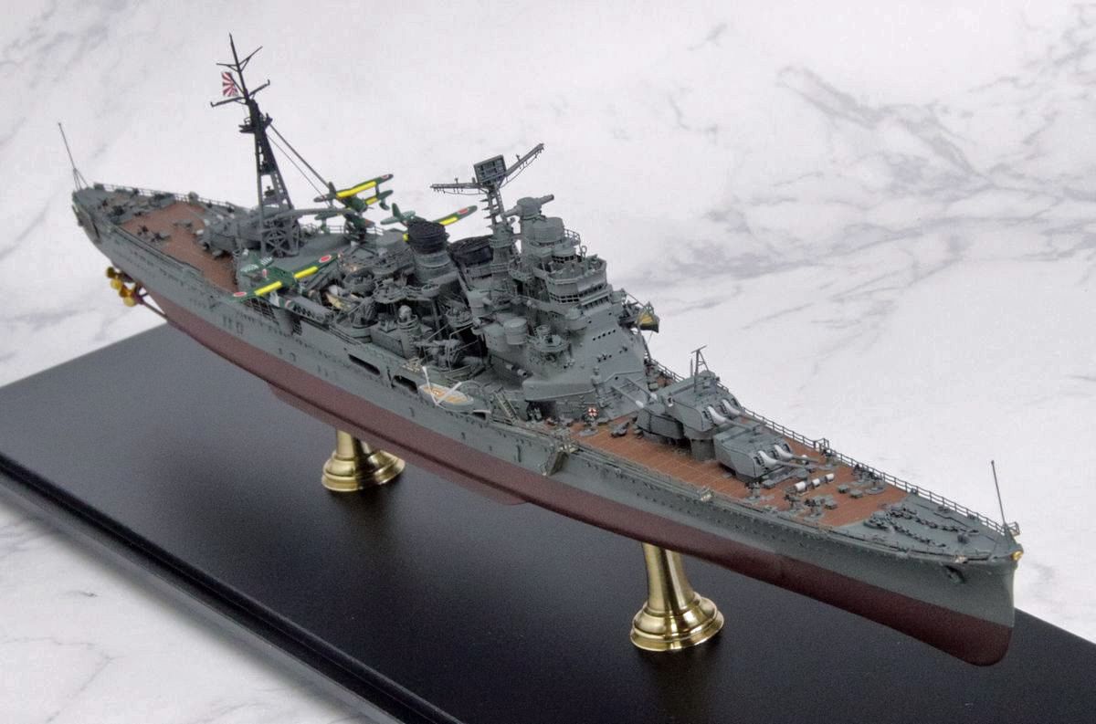 1/700重巡洋艦「高雄」フルハル 完成写真 – 艦船模型製作代行モデル