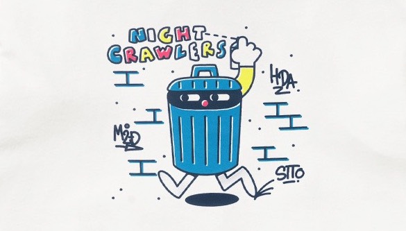 グラフィティーライターLURK個展開催 Carharttなどコラボアイテムも