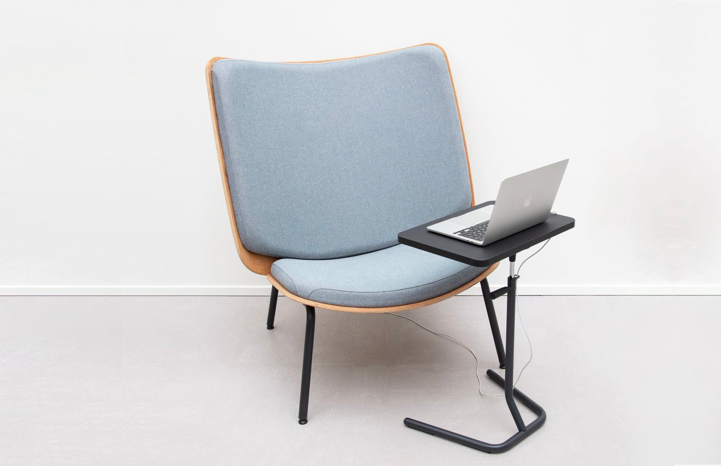 FourAll® Lounge Chair, Highback, Upholstered Interior - Wood Shell