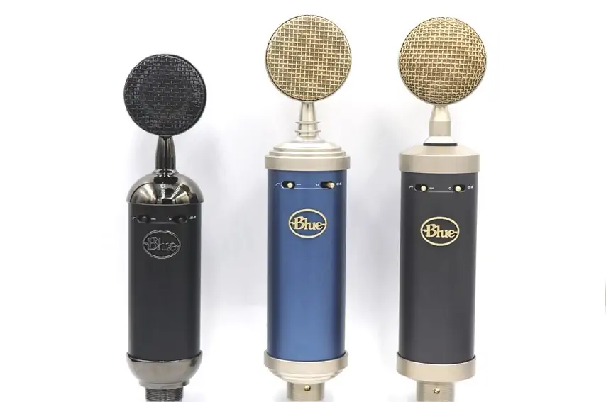 Blueのコンデンサーマイク8本を音源付きで解説。プロのMVでもよく見る