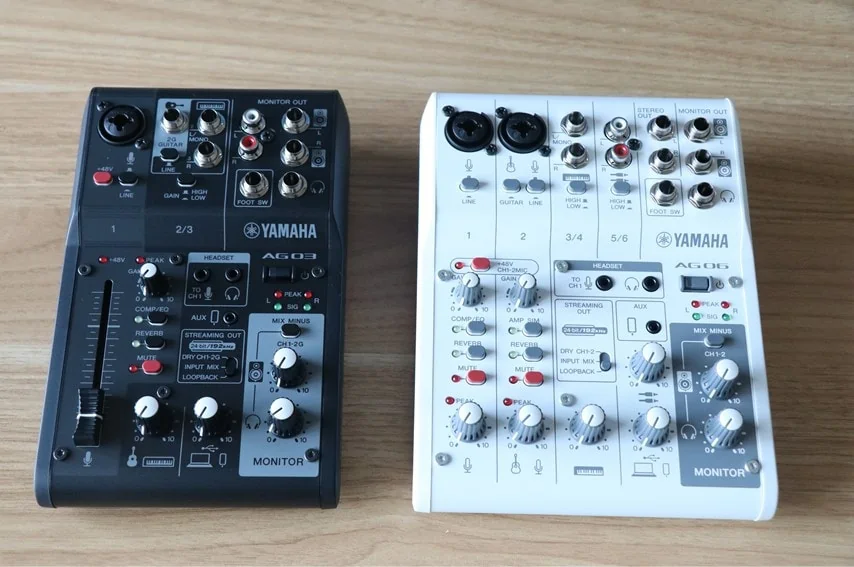 YAMAHA AG03MK2をレビュー。ライブ配信で最強のオーディオ