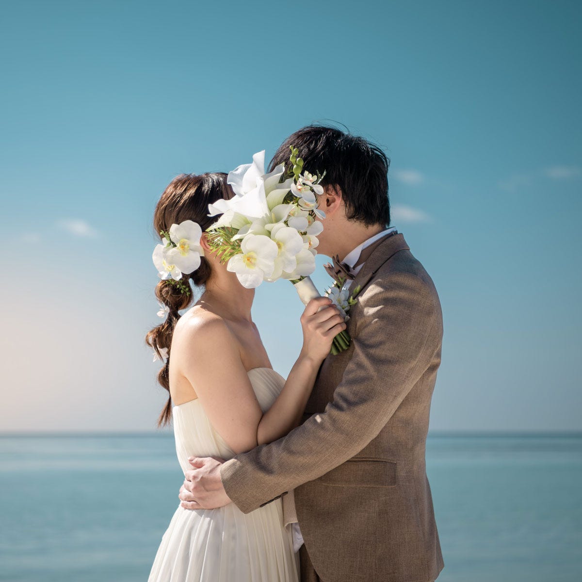 アーティフィシャルフラワー、造花】リゾート・ウエディングが素敵に