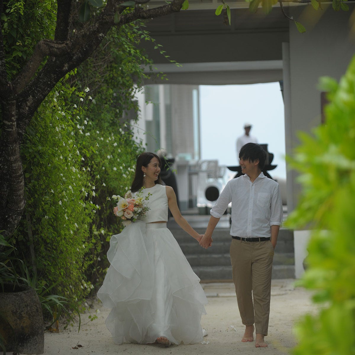 アーティフィシャルフラワー、造花】リゾート・ウエディングが素敵に