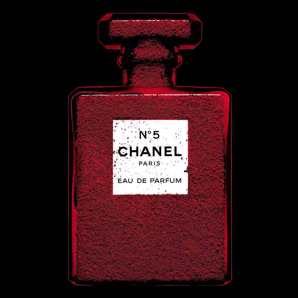 Chanel No. 5 limited-edition red bottle - Christmas