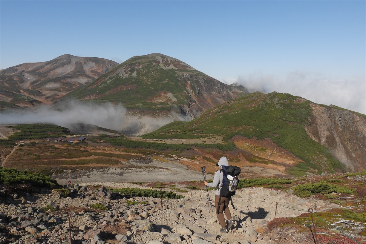 黒岳・桂月岳（大雪山山系） 登山 1984m（北海道・層雲峡）ひら