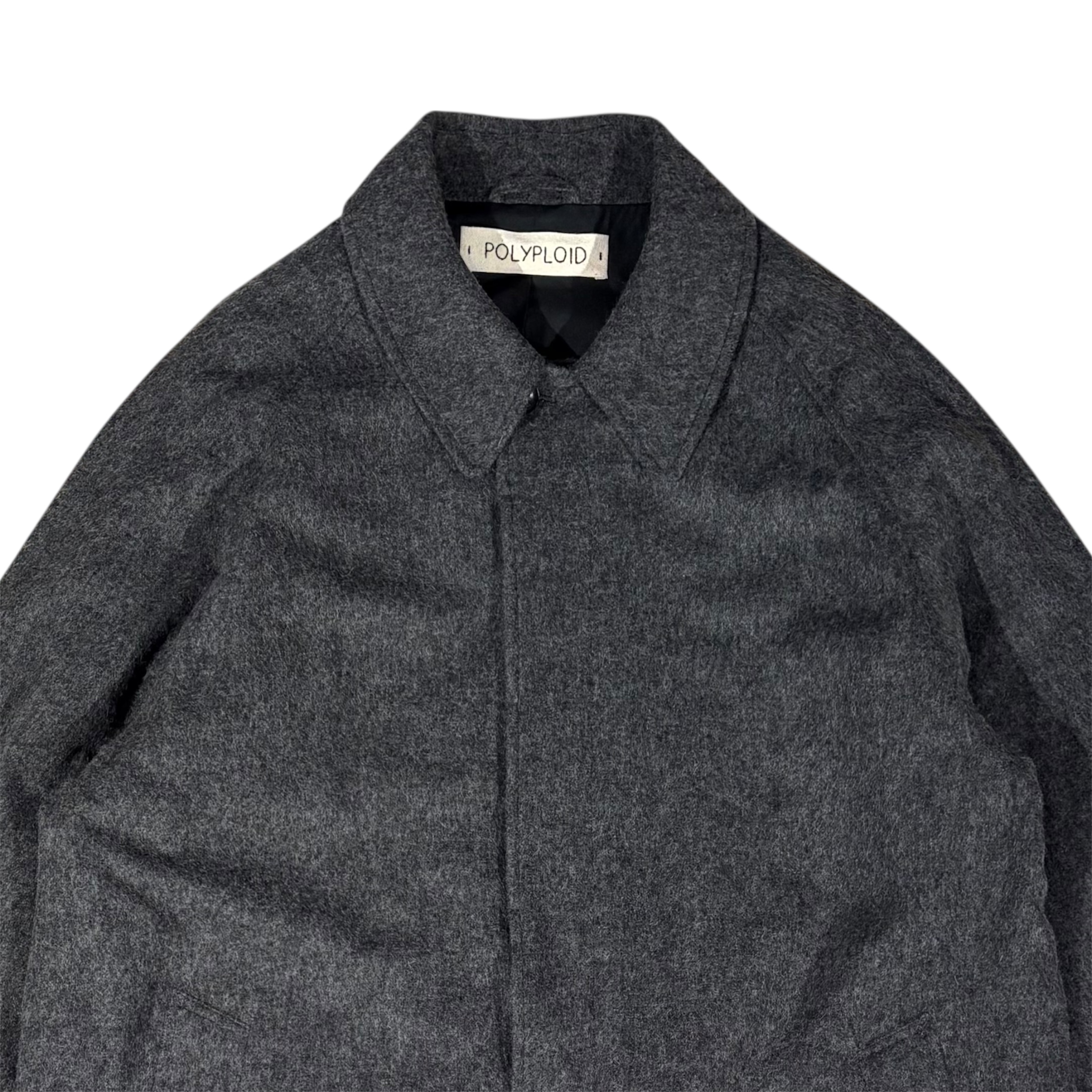 2025-26AW POLYPLOID LONG COAT C - CHARCOAL 商品詳細｜choua la