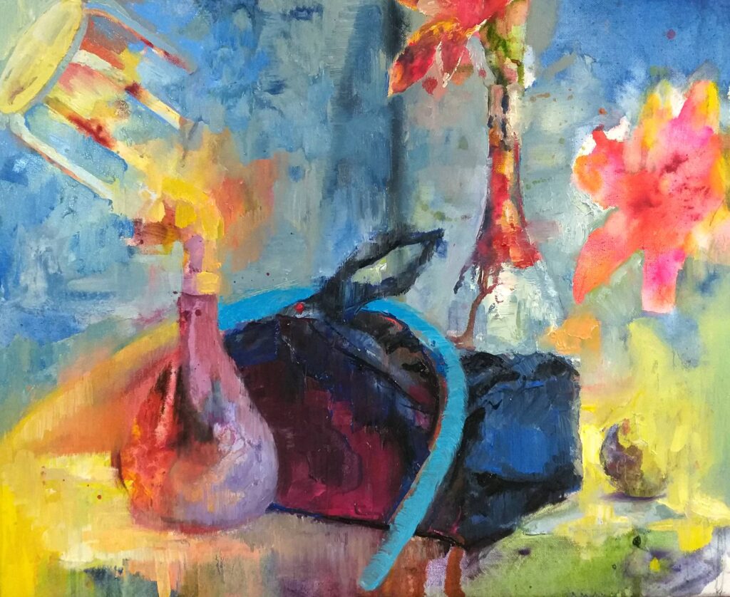 形而上学的なノリで静物画を描く/油彩の表現方法 | 旅する画家 Hisa Gemma