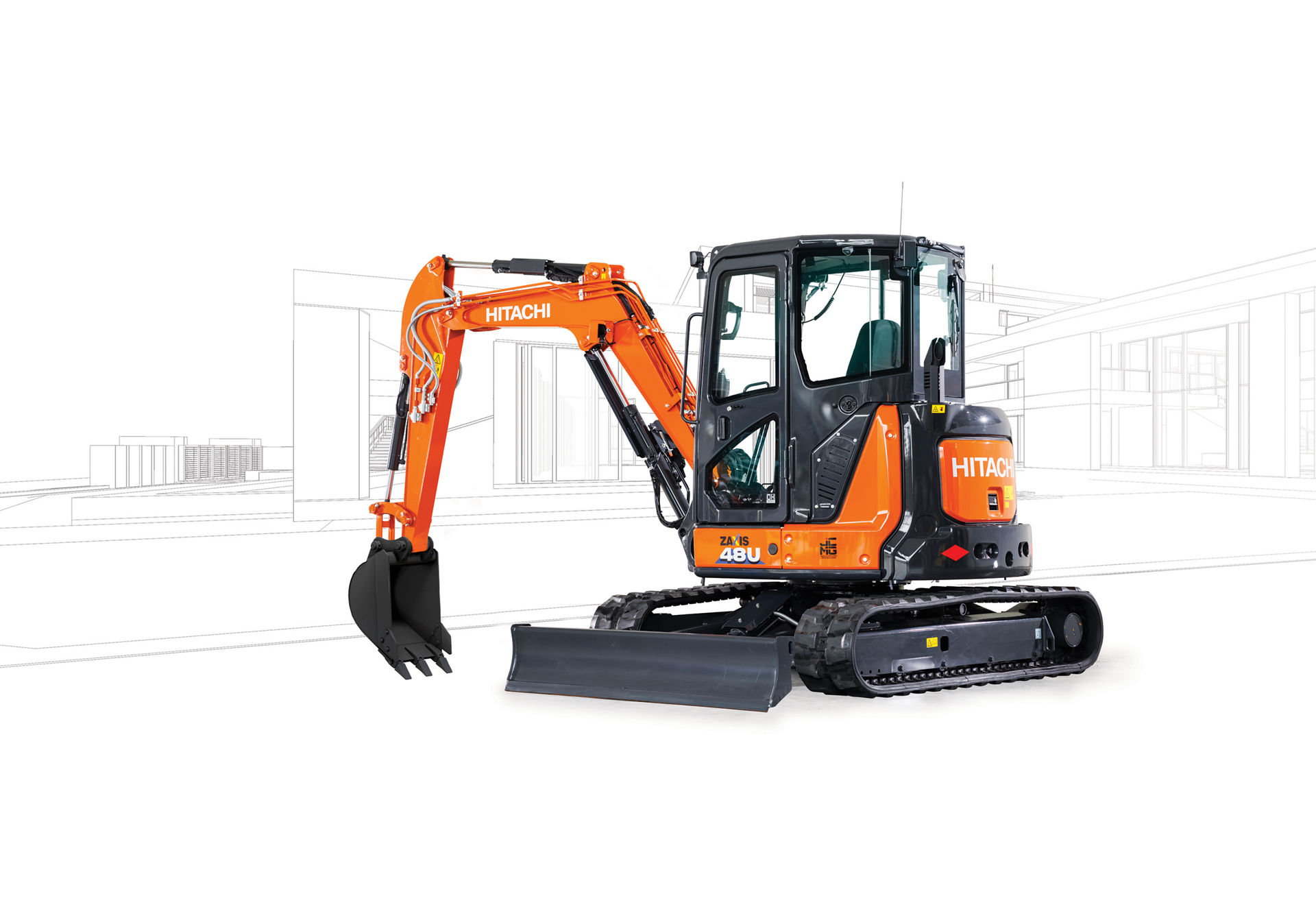 ZX48U-6 Mini Excavators - HitachiCM Europe