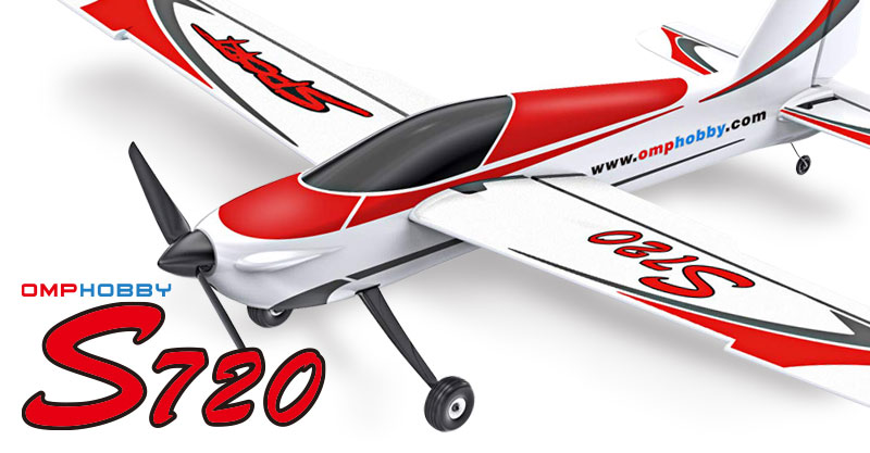 本格アクロ機スタイルにより優れた曲技飛行性能 「OMPHOBBY S720