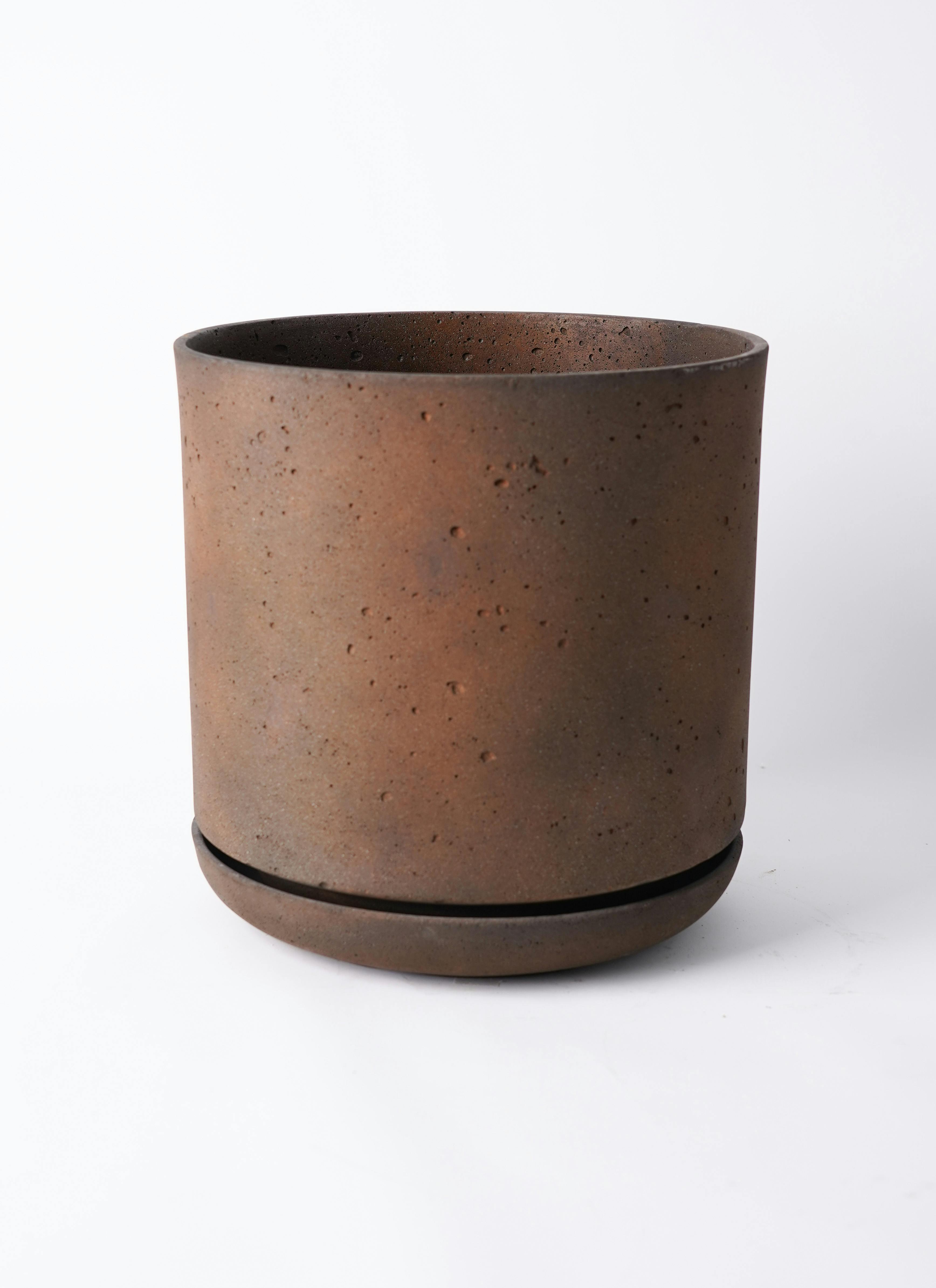 鉢カバー ライム ドゥオ ユーポット 8号鉢用 ブロンズ #KONTON LM