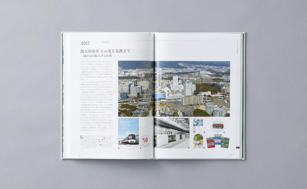 北大阪急行 50年史制作 - 阪急阪神マーケティングソリューションズ