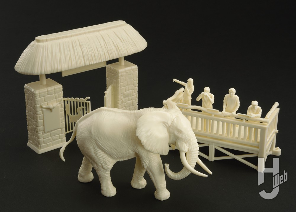 陸上最大の動物「アフリカゾウ」がARTPLAでプラモ化！「増長天」の