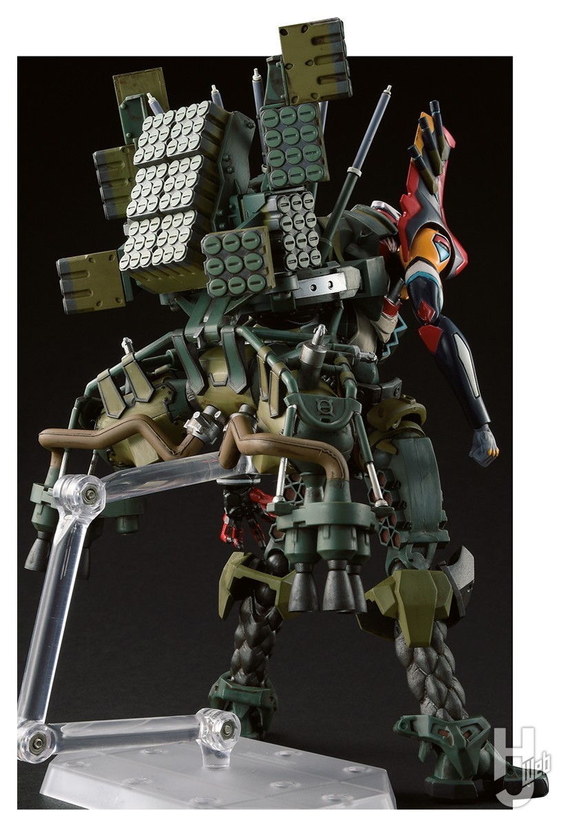 エヴァンゲリオン JA-02機体流用 ニコイチ型新2号機α】 成型色活かしの