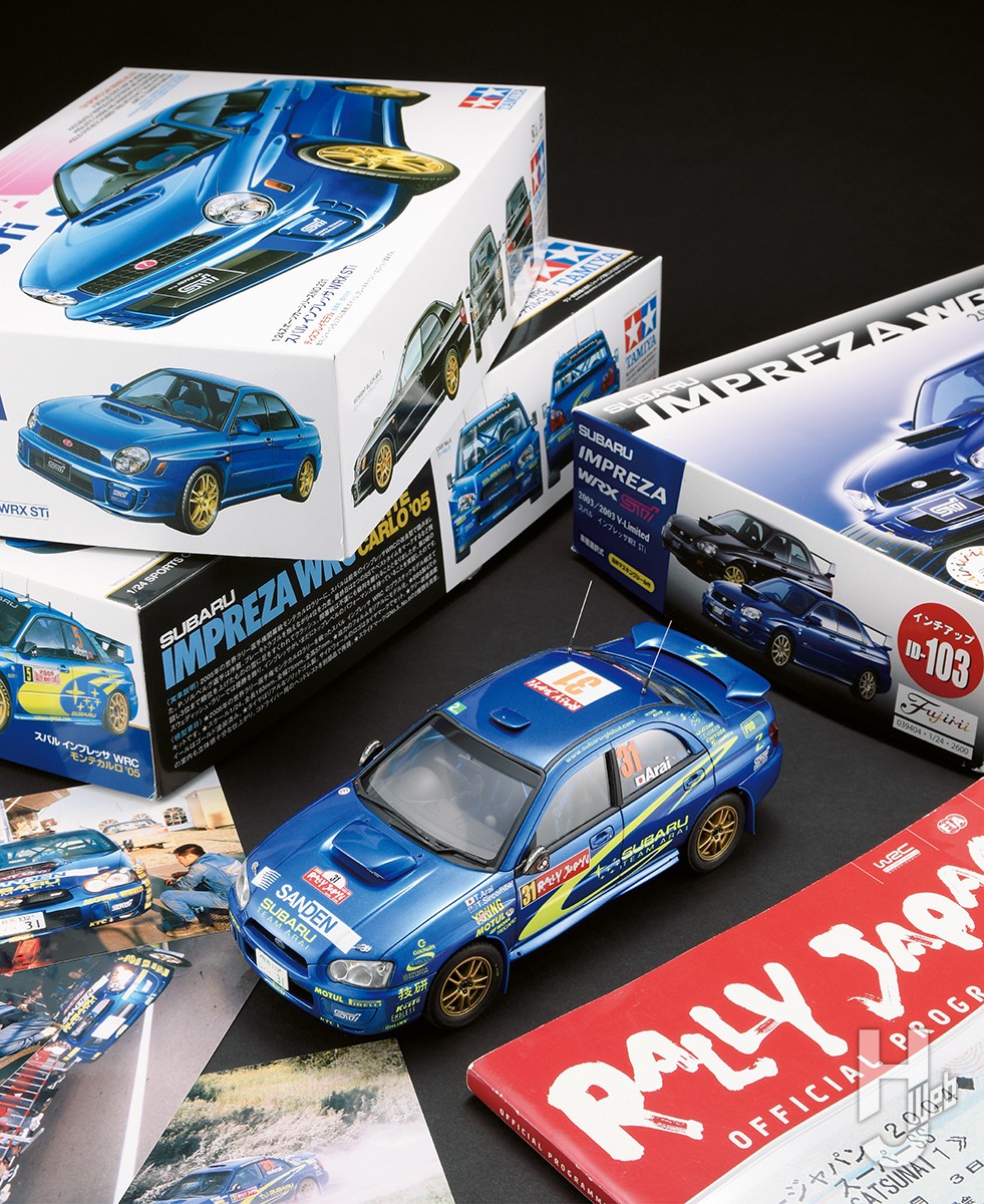インプレッサWRX STI 勝田範彦1/43 ラック仕様限定版 ROAD to RALLY