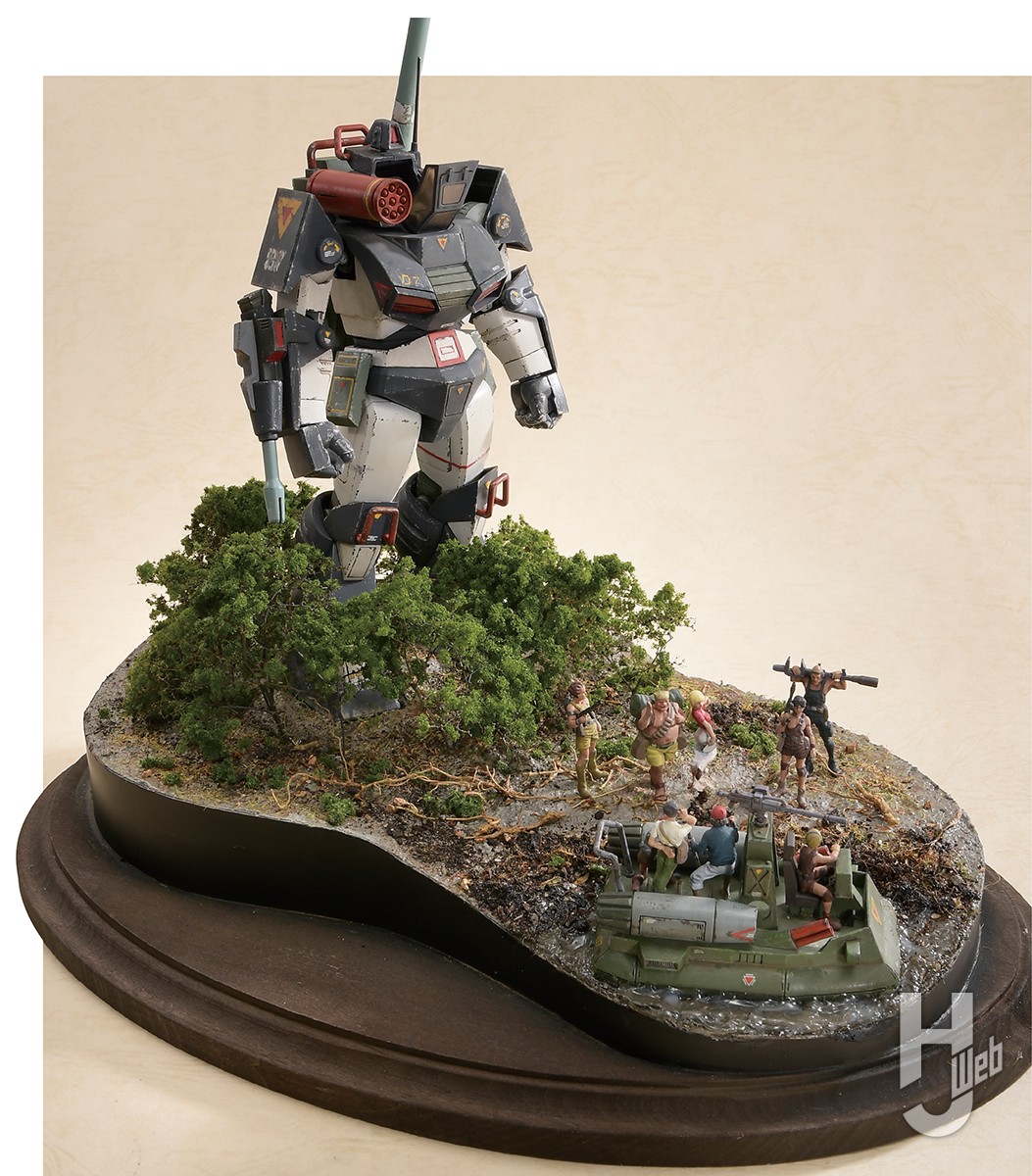 1/72でプラモ化した「太陽の牙」メンバーと「ダグラム」で魅せるヴィ