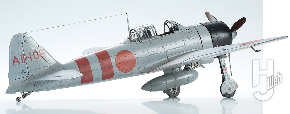 エデュアルド「零式艦上戦闘機 二一型」を空母「加賀」戦闘機隊の海鷲